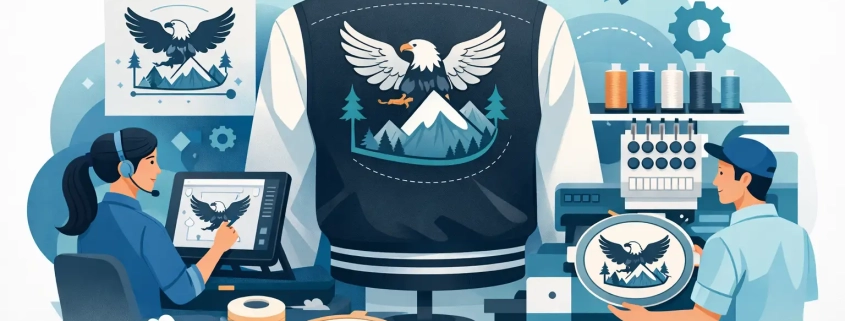 Jacket Back Digitizing Service That Delivers