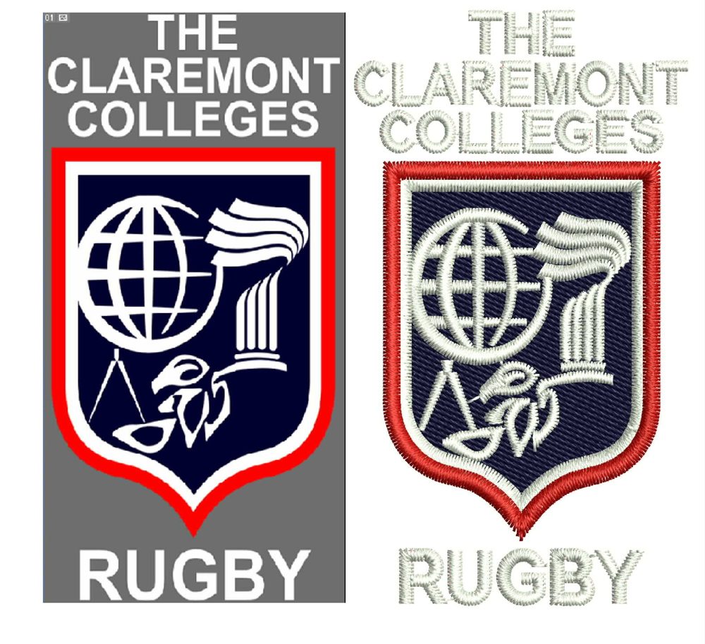 Claremont Colleges Rugby: crest digitizing