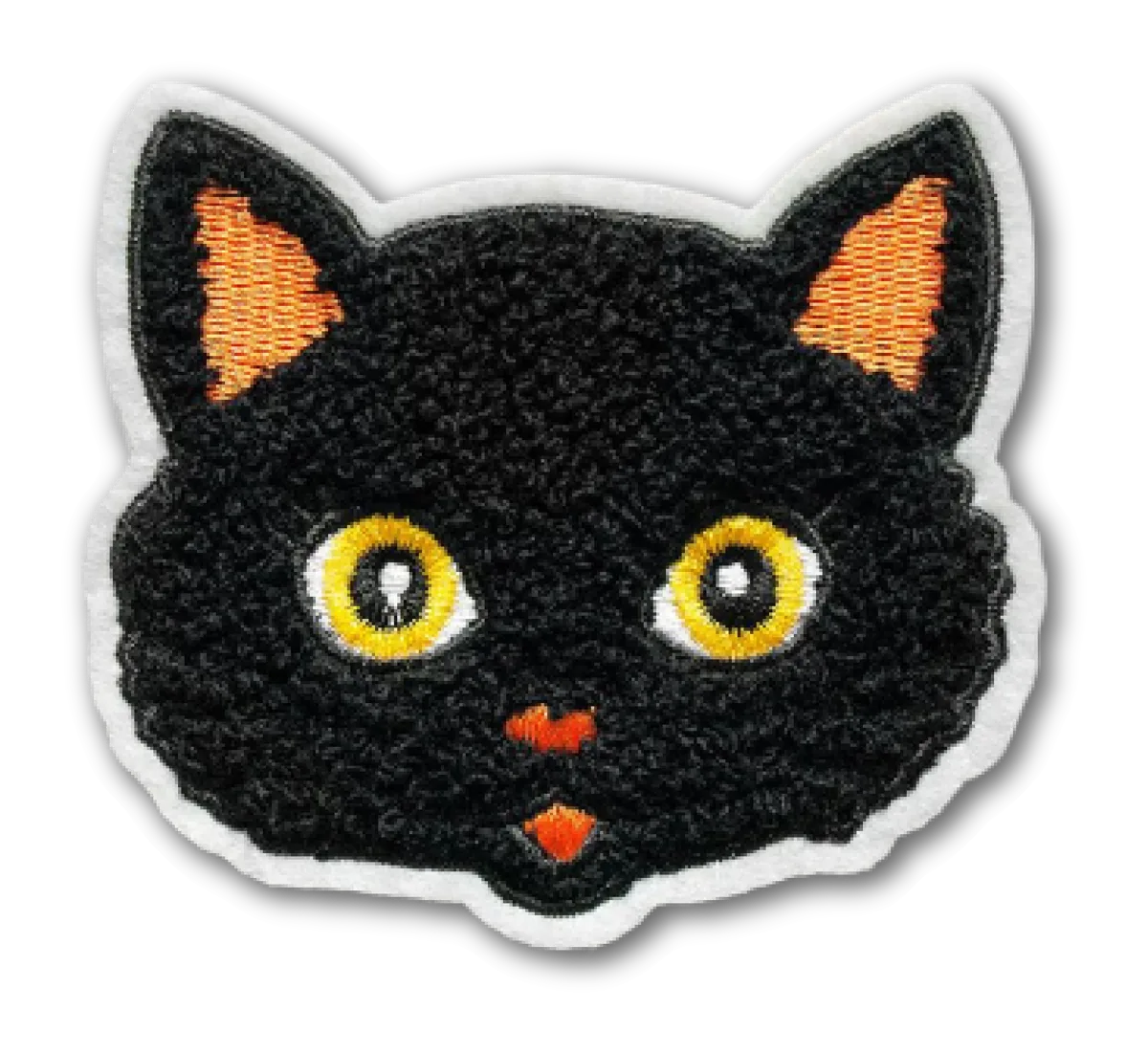 Black cat: chenille patch